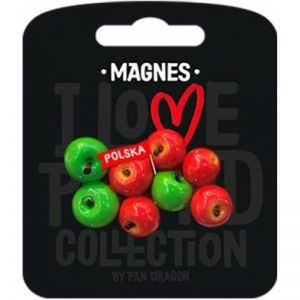 Magnes Pan Dragon Polska Jabłka
